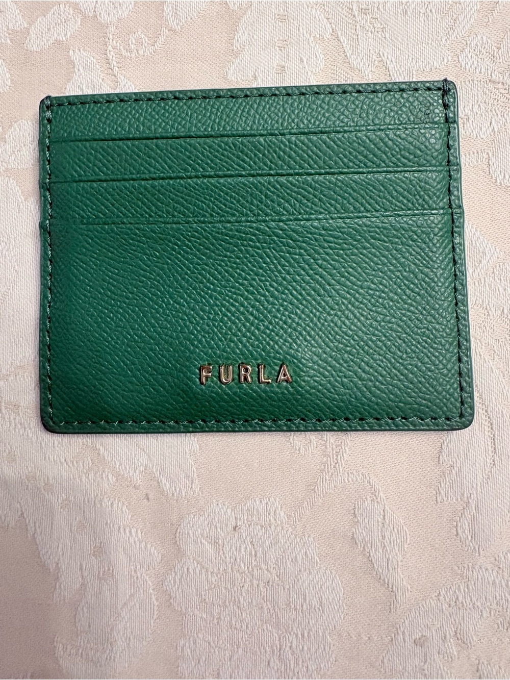 Furla Green Leather Cardholder